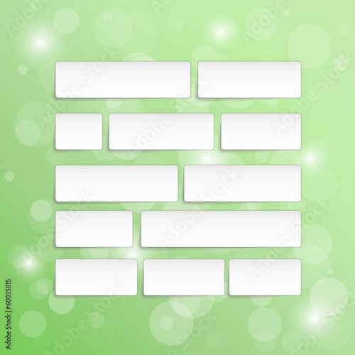 background with blank paper blocks