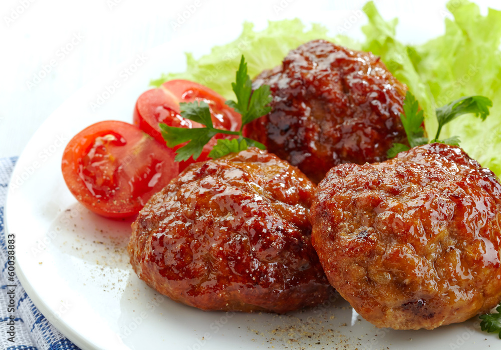 juicy fried meat cutlets juicy fried meat cutlets