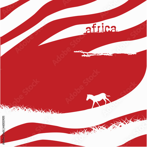 Zebra background - vector illustration