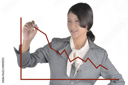 business women success chart