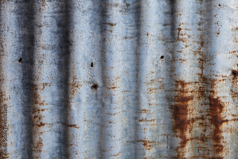 Rusty old corrugated iron fence close up Rusty old corrugated iron fence close up