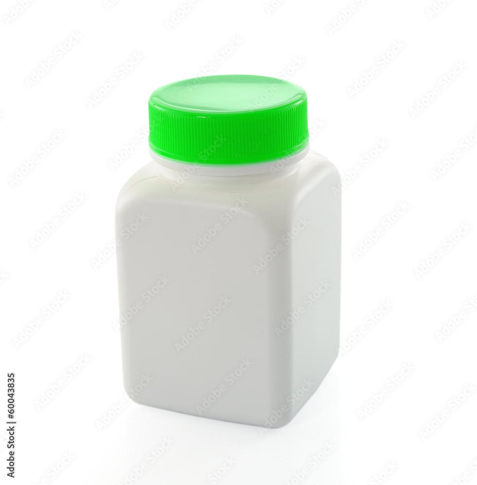 white bottles isolated on a white background white bottles isolated on a white background