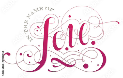 Love custom typography