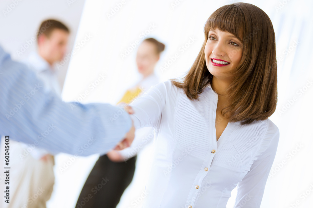 Business handshake Business handshake