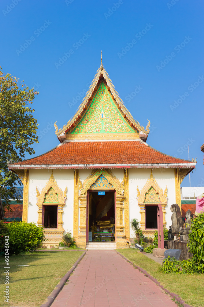 Wat Phrathat Hariphunchai temple, Lamphun province, Thailand. Wat Phrathat Hariphunchai temple, Lamphun province, Thailand.
