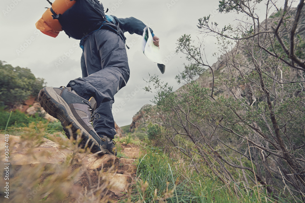 Naklejka premium hiking outdoors