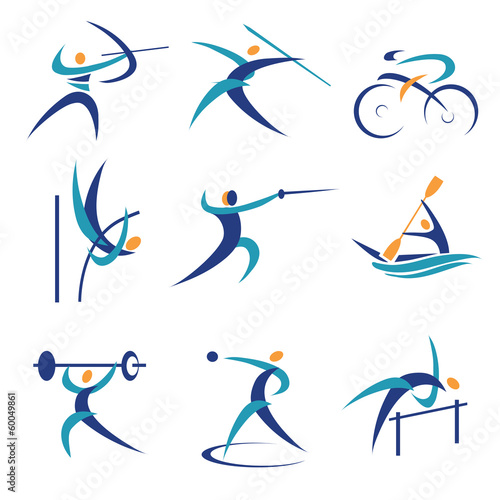 Olympic sports icons
