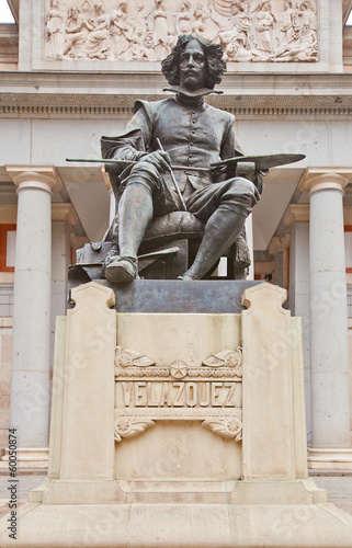 Monument to Diego Velazquez (1899). Madrid, Spain photo