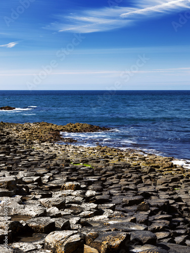 The famous Giant's Causeway of Northern Ireland