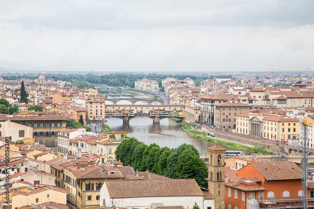 The Arno Past Ponte Vecchio