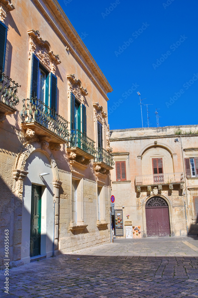 Palmieri palace. Lecce. Puglia. Italy.