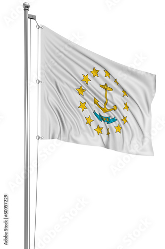 3D Rhode Island Flag