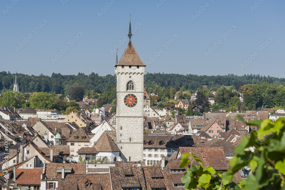 Schaffhausen, Altstadt, Kirche Sankt Johann, Schweiz