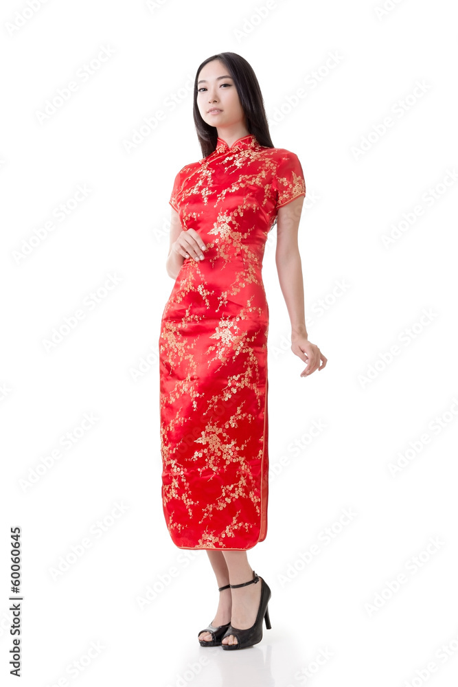 Chinese woman dress traditional cheongsam Chinese woman dress traditional cheongsam