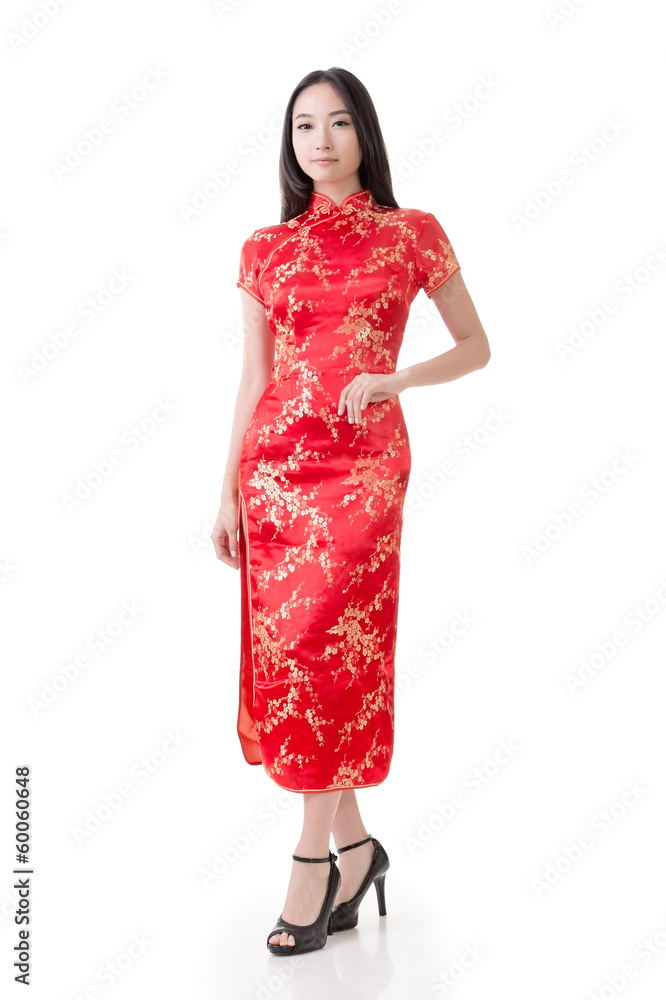 Chinese woman dress traditional cheongsam Chinese woman dress traditional cheongsam