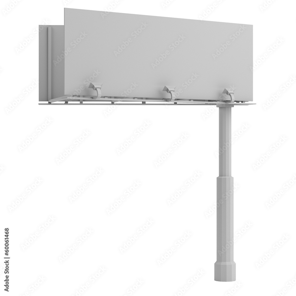 Obraz premium realistic 3d render of billboard