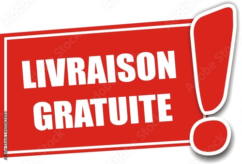 étiquette livraison gratuite