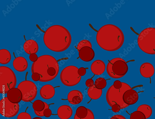 texture with abstract image of the cherries