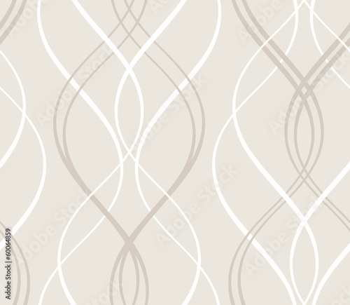 Abstract seamless geometric pattern with wavy lines