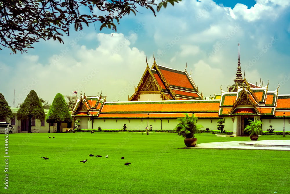 Bangkok luxurious royal palace and garden, Thailand Bangkok luxurious royal palace and garden, Thailand