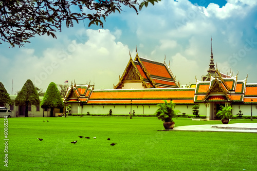 Bangkok luxurious royal palace and garden, Thailand