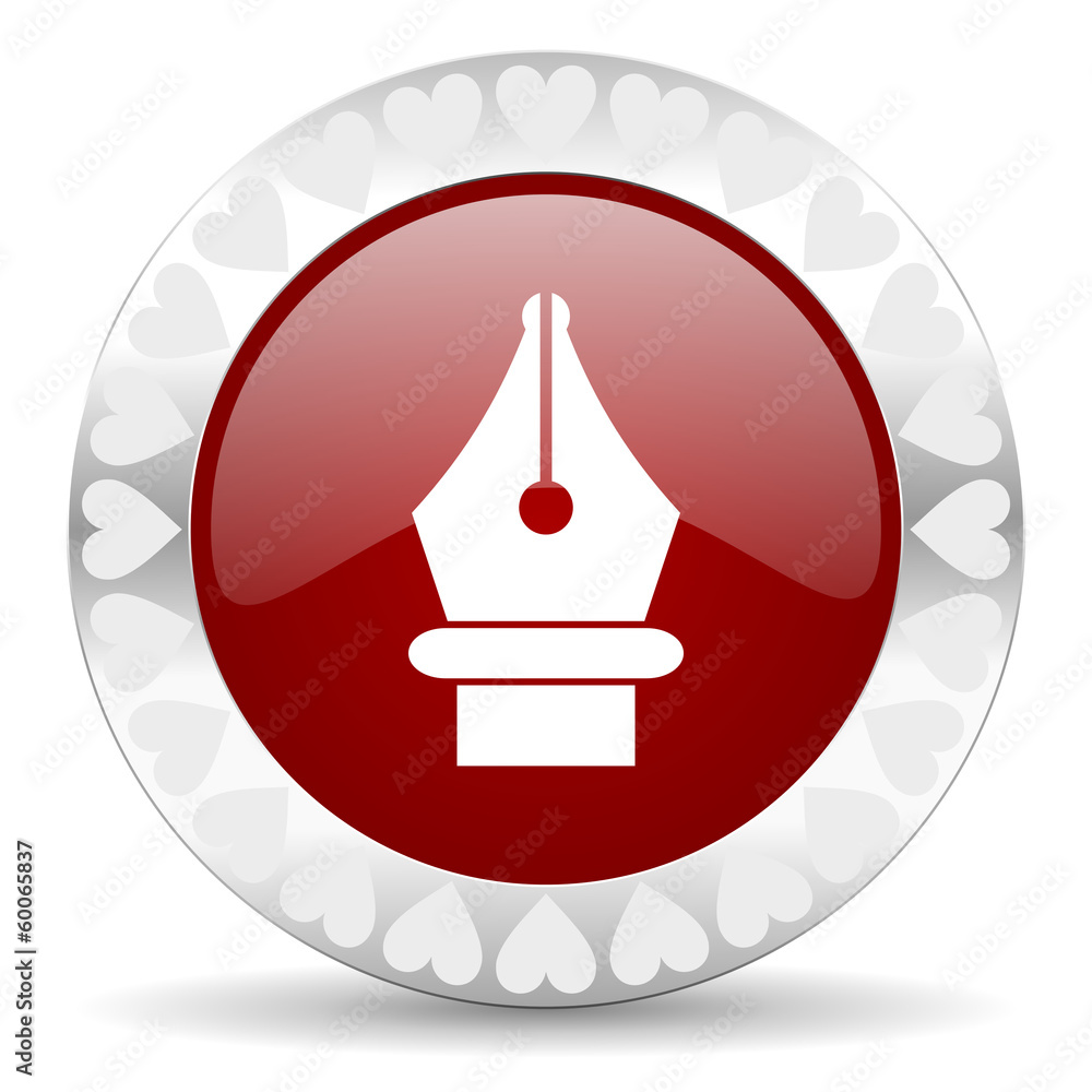 pen valentines day icon pen valentines day icon