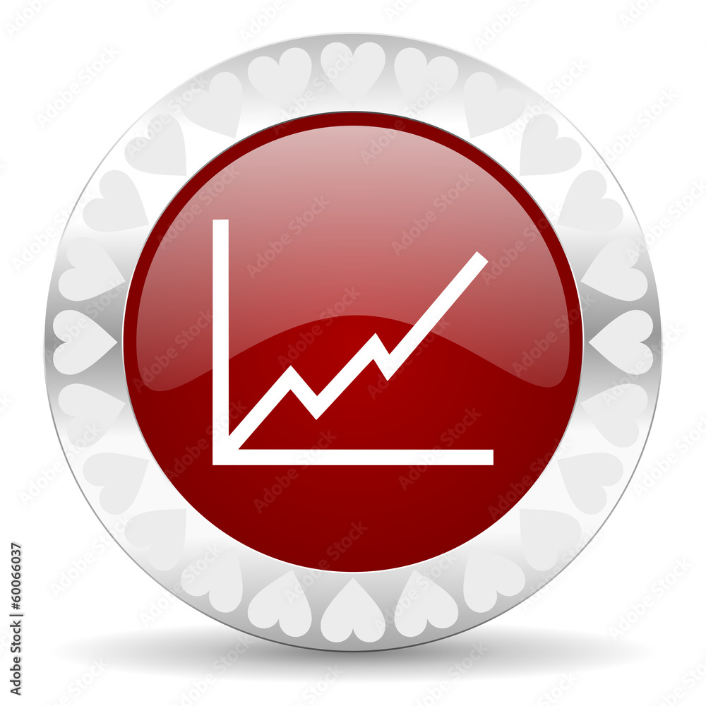 chart valentines day icon chart valentines day icon
