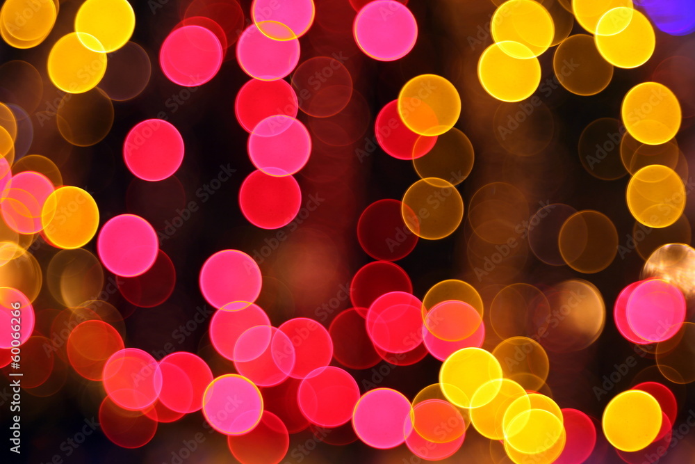 Abstract lights, flash circle, night city Abstract lights, flash circle, night city