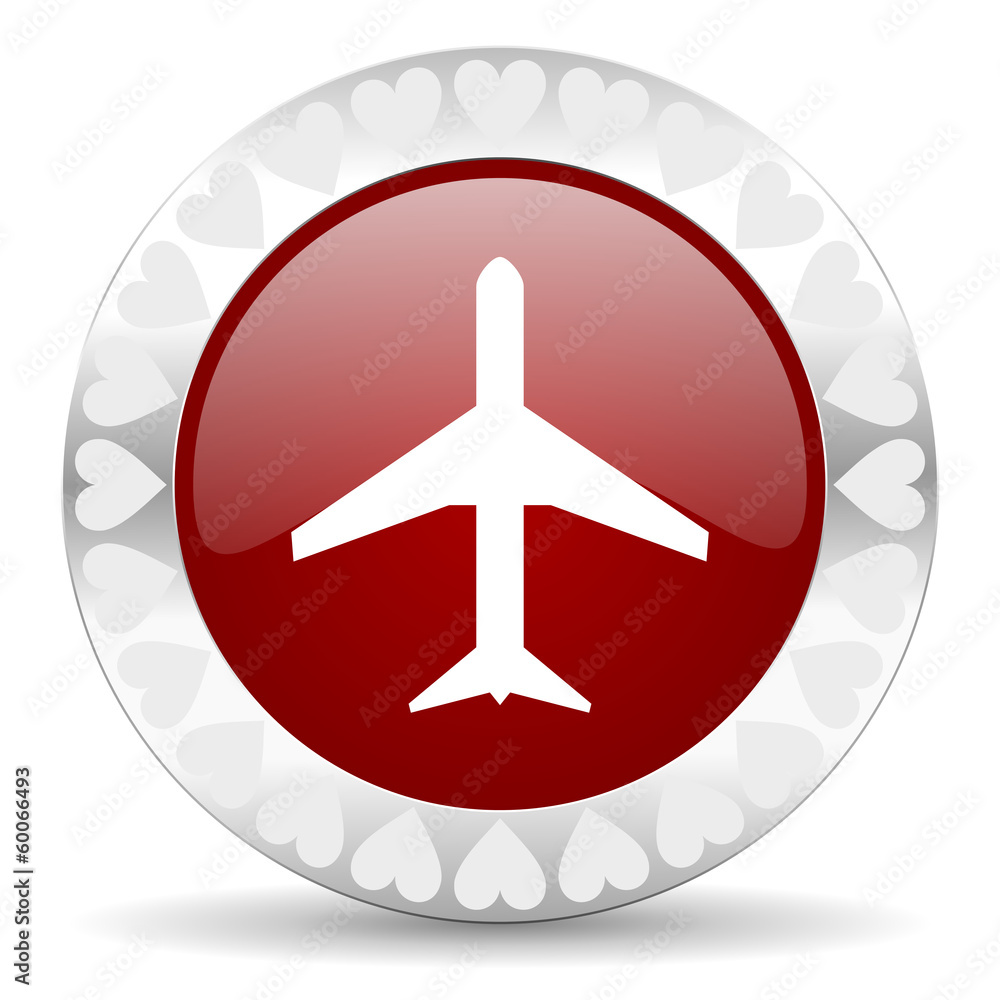plane valentines day icon plane valentines day icon