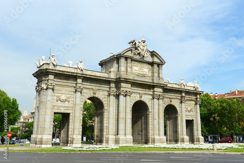 Puerta de Alcalá is a Neo-classical monument, Madrid