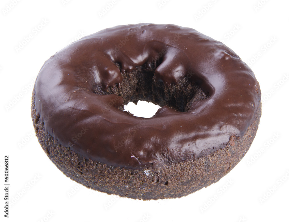 chocolate donuts on a background chocolate donuts on a background