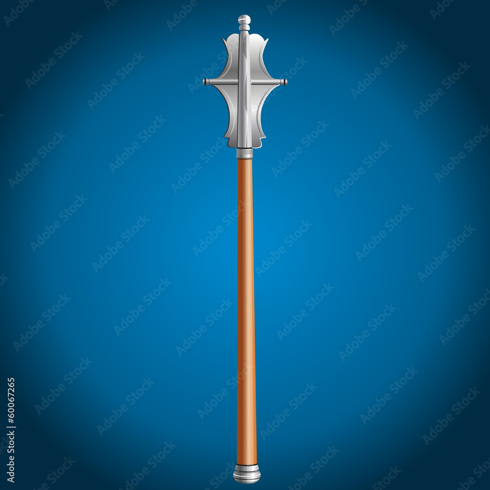 mace, vector illustration mace, vector illustration