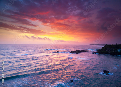 Fotografia, Obraz ocean on sunset