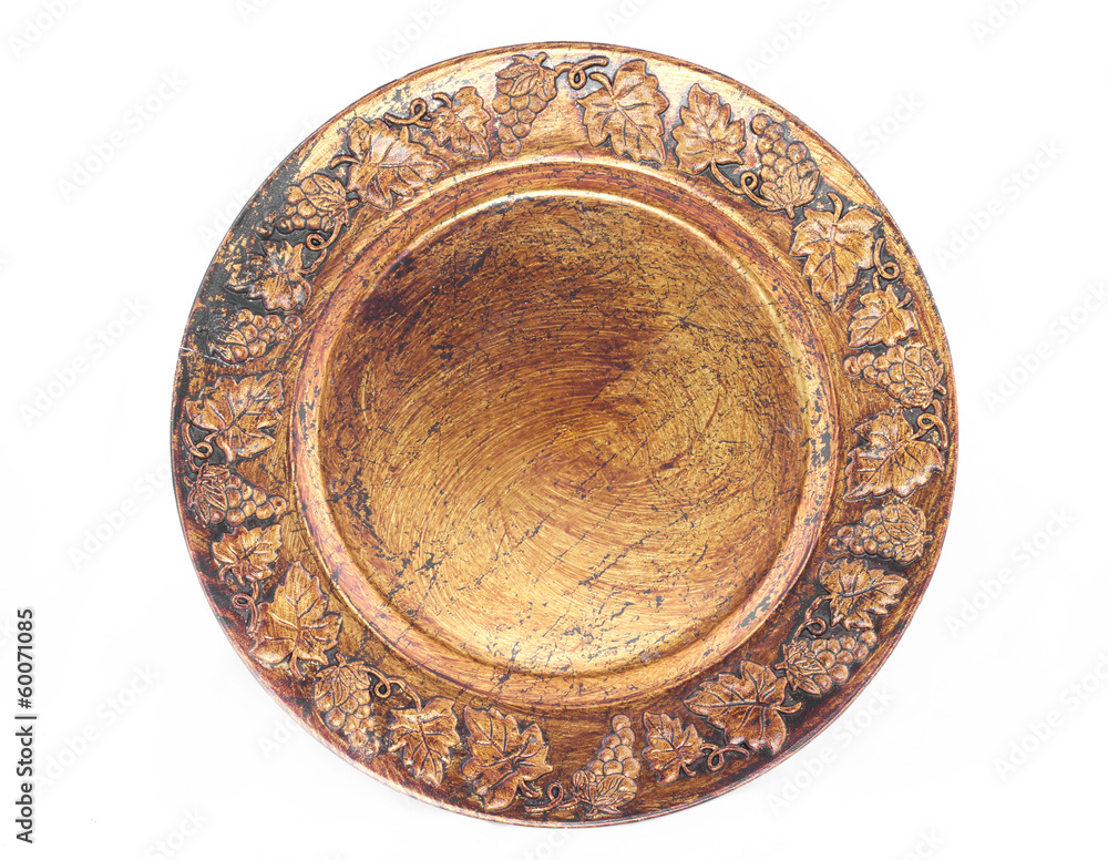 Fototapeta premium Vintage porcelain plate