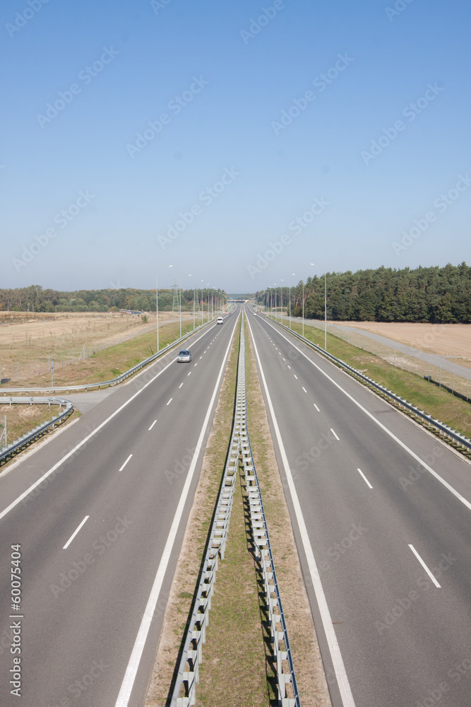 Autostrade seen from overpass