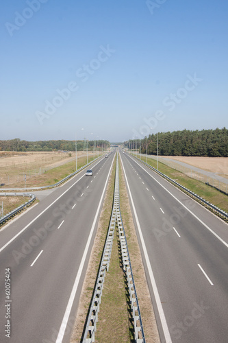 Autostrade seen from overpass