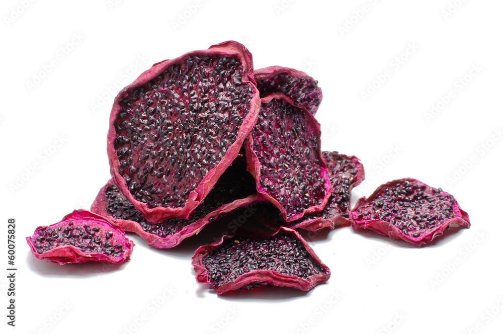 Pile of dried dragon fruit slices Stock Photo Adobe Stock