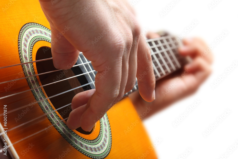 Fototapeta premium Playing guitar