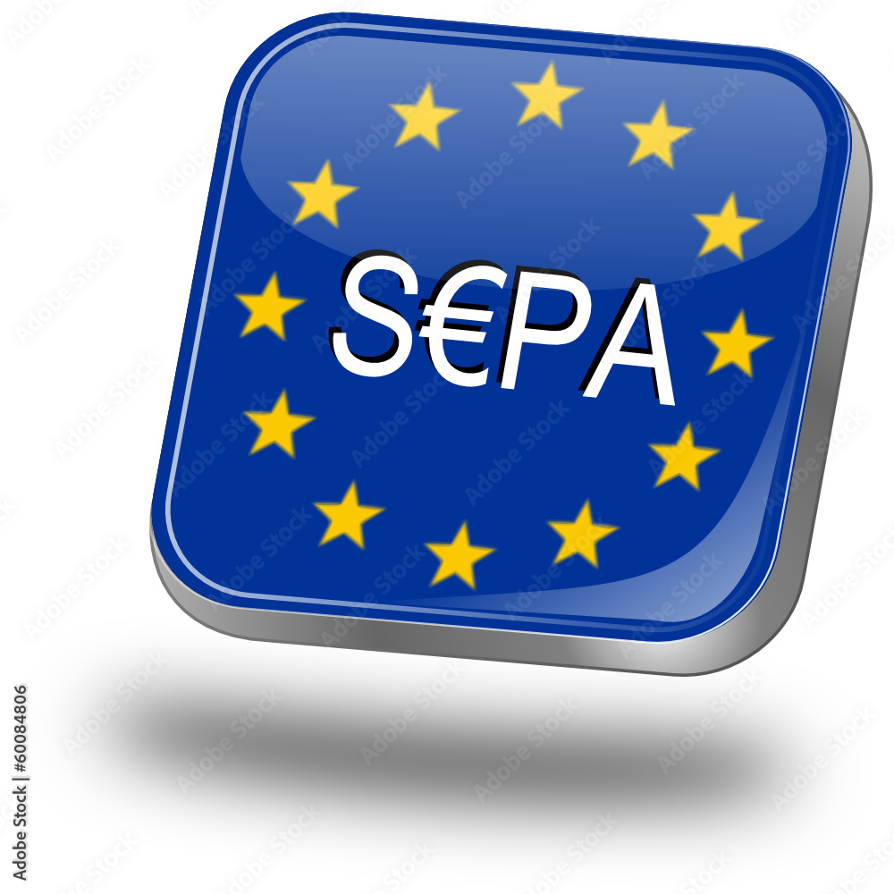 SEPA - Single Euro Payments Area - Button SEPA - Single Euro Payments Area - Button