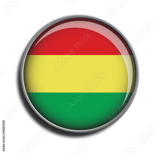 flag icon web button bolivia