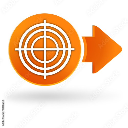diagnostic sur symbole web orange