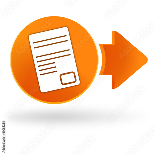 mentions légales sur symbole web orange