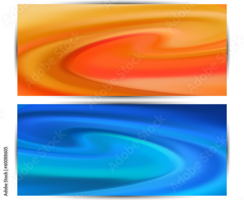 two wave soft pastel  abstract  backgrounds  for design