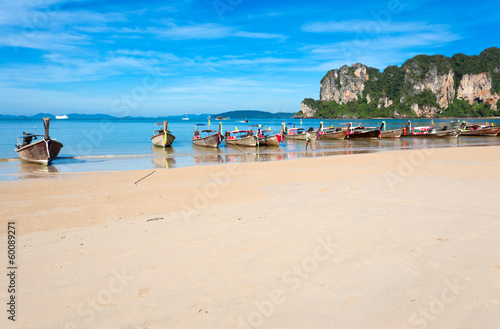 plage de Railay, Krabi, Thaïlande