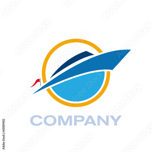 Vector Logo yacht and boat