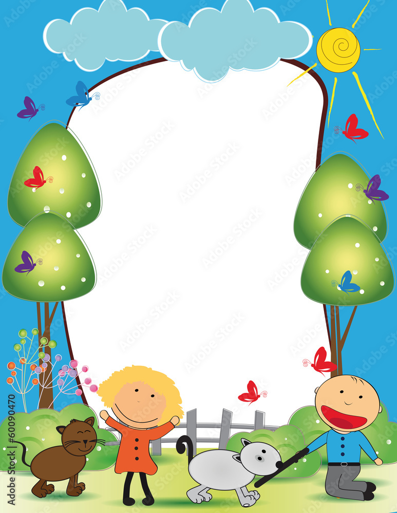 Obraz premium Ramka dla dzieci