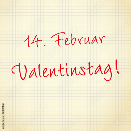 valentinstag notizzettel