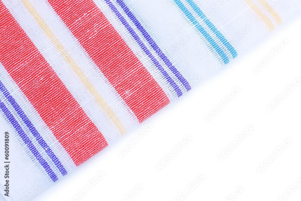 Kitchen towels isolated on white Kitchen towels isolated on white