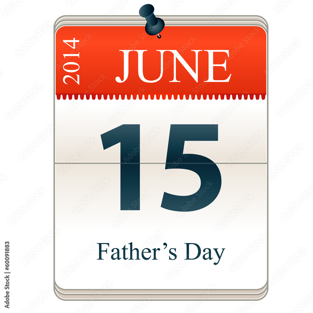Calendar of Father’s Day Calendar of Father’s Day