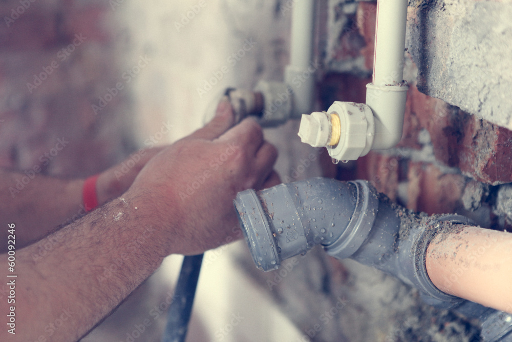 Fototapeta premium Plumber